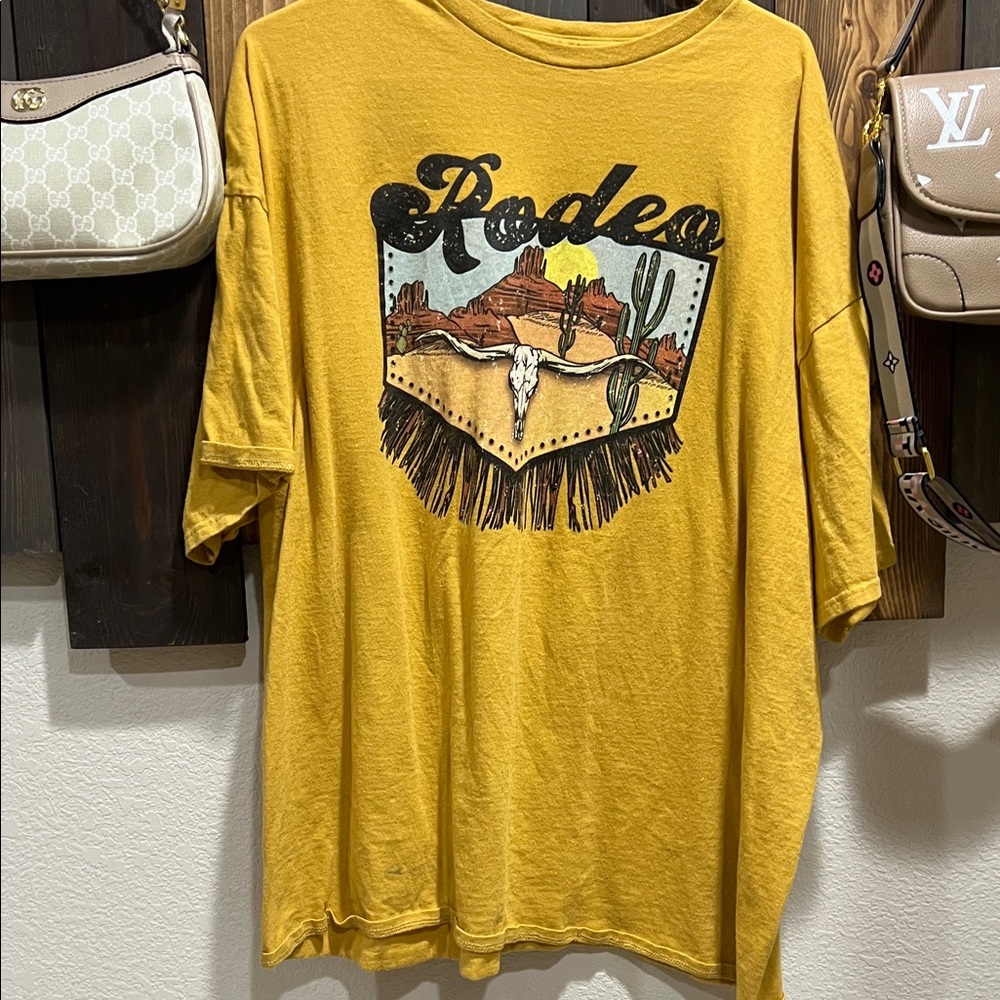 Mustard Rodeo Graphic Tee